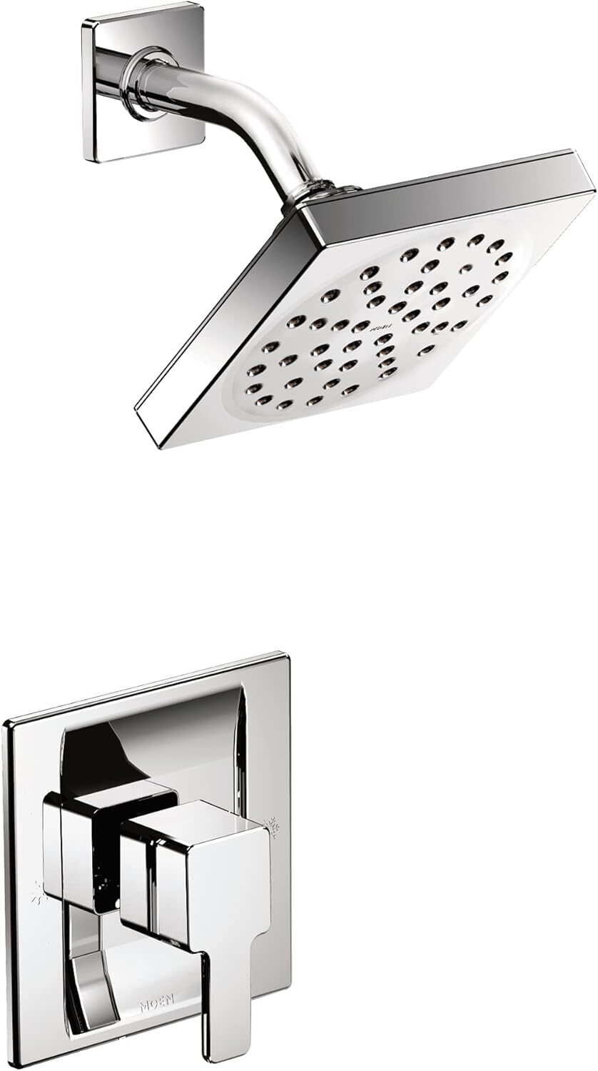 MOEN TS2712EP Chrome Single-Handle Shower Faucet 90° Posi-Temp 1-Spray Trim Kit