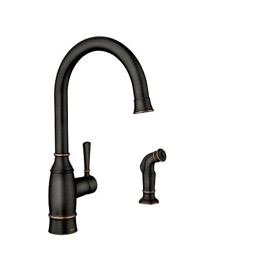Moen 87506BRB Noell Kitchen Faucet & Side Sprayer - Mediterranean Bronze
