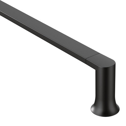 Moen BH3824BL Genta LX Modern 24-inch Towel Bar - Matte Black