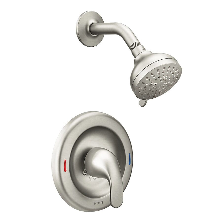 Moen 82604SRN Brushed Nickel Adler 1 Handle Shower Finish Faucet 1 1-Spray Valve