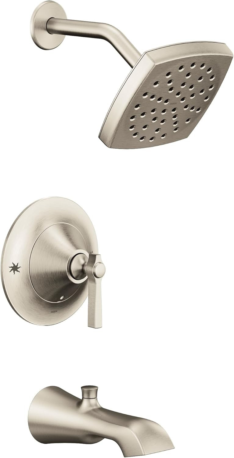Moen TS2913BN Flara Rain Shower Tub & Shower Faucet Trim Brushed Nickel Valve Rq