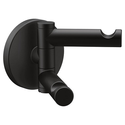 Moen YB0402BL Align Double Robe Hook - Matte Black