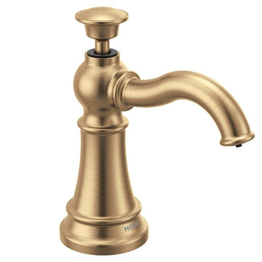 Moen S3945BZG Weymouth Traditional Soap & Lotion Dispenser - Bronzed Gold