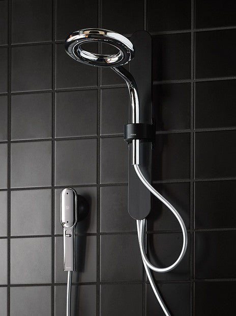 Moen N207C0BLC Nebia 8 in. 2-Function Spa Shower Head - Matte Black & Chrome
