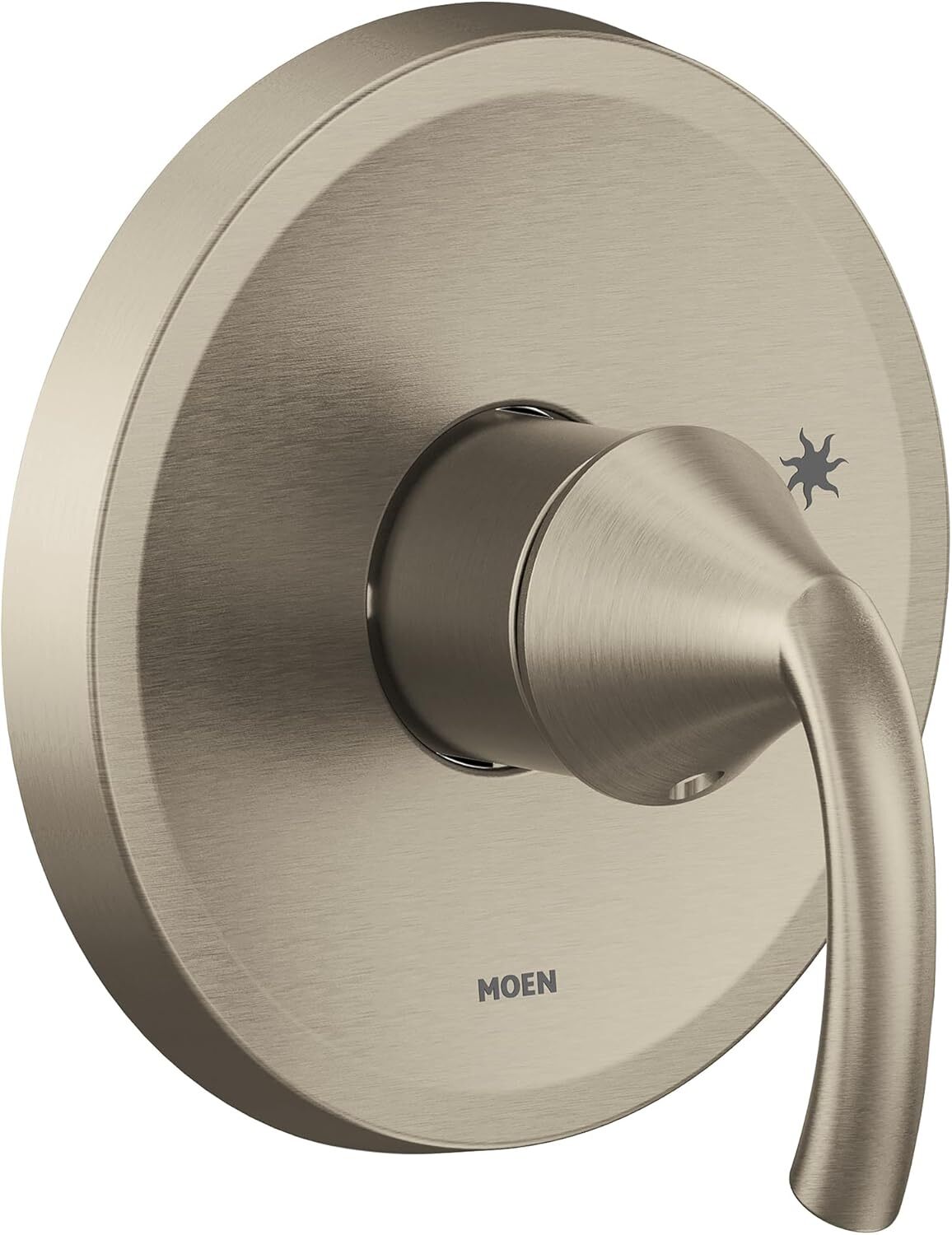 Moen Glyde M-CORE 2-Series 1-Handle Shower Trim Kit in Brushed Nickel UT2741BN
