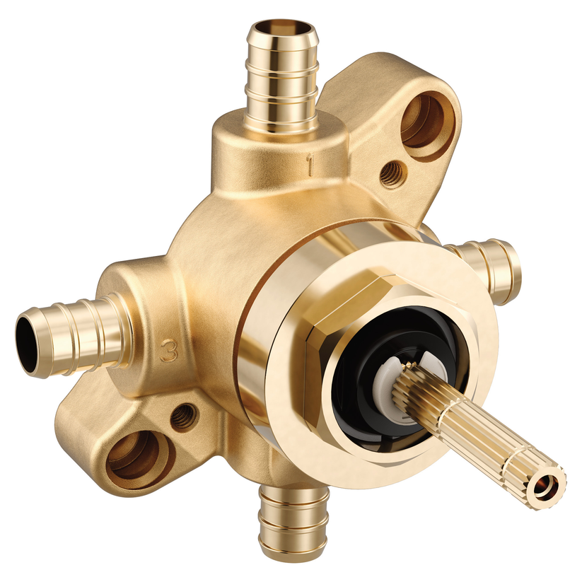 Moen U231X M-CORE 2 or 3 Function Transfer Valve with Crimp Ring PEX Connections