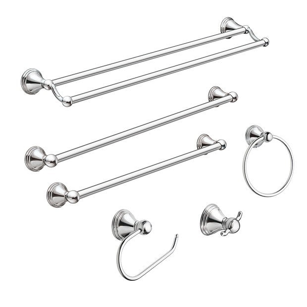 MOEN DN8486CH Preston Hand Towel Ring Holder - Chrome