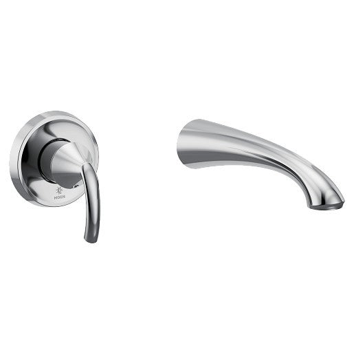Moen WT371 Glyde One-Handle Non-Diverter Wall Mounted Tub Filler - Chrome