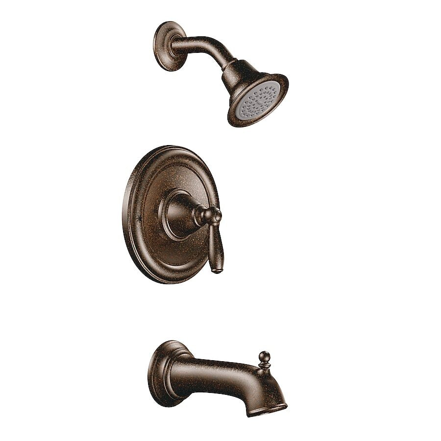 MOEN Brantford Single-Handle Posi-Temp Tub & Shower Faucet Trim Kit in Bronze