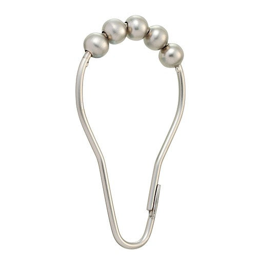 Moen SR2100BN Shower Curtain Rings 12 Pack - Brushed Nickel