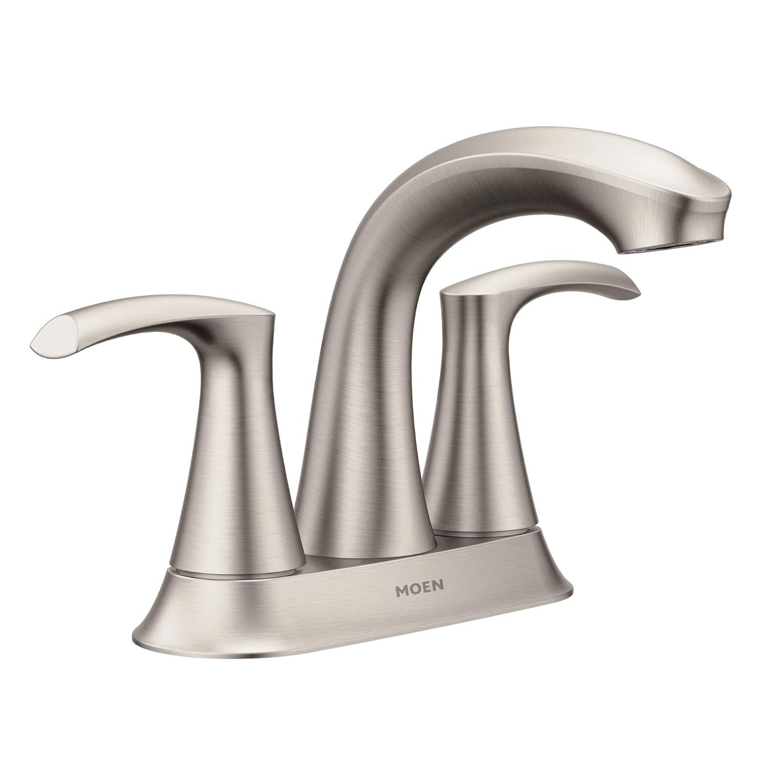 Moen 84137SRN Graeden 2-Handle Bathroom Faucet w/ Push Down Drain Brushed Nickel