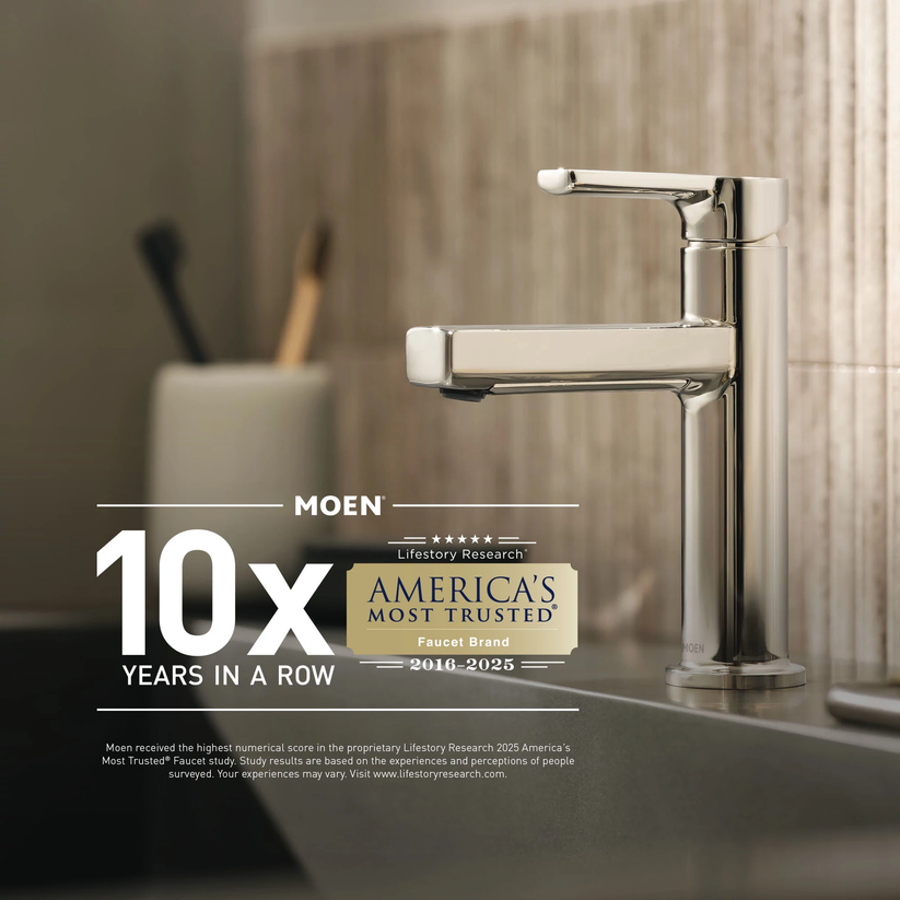 Moen 195827BG Tub Spout Kit, Non Diverting, Brushed Gold B257