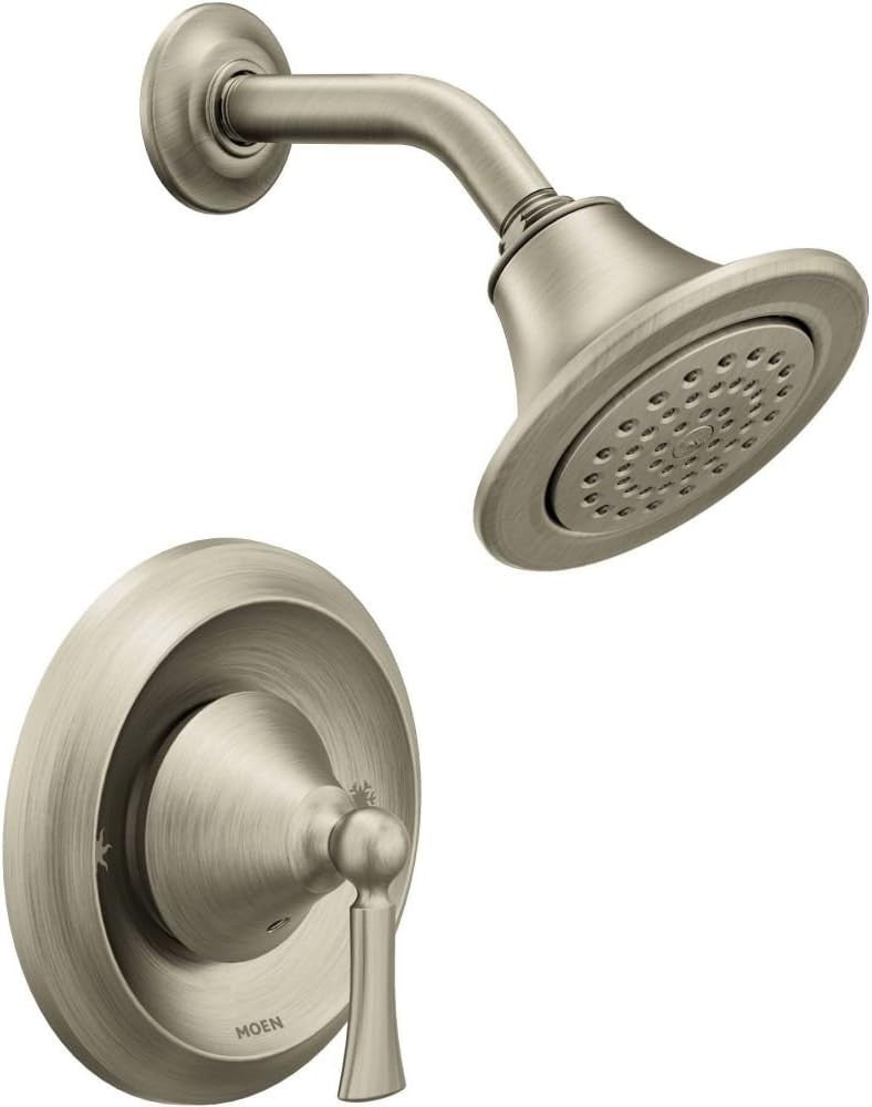 ​MOEN T4502BN Wynford 1-Handle Posi-Temp Shower Faucet Trim Kit Brushed Nickel