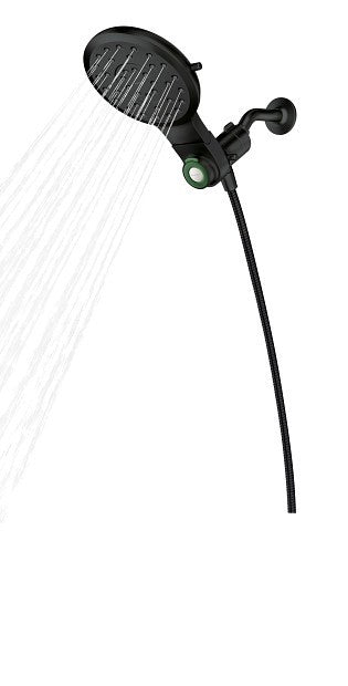 Moen 220C3EPBL Verso Multi Function 7" Diameter Spray Shower Head - Matte Black