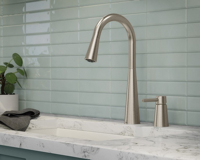 Moen 7871SRS Sleek 1-Handle High Arc Pulldown Kitchen - Spot Resist Stainless