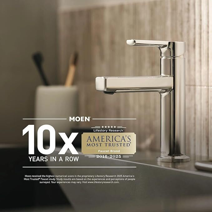 Moen 67430 Chateau Polished Chrome 1-Handle Kitchen Faucet with Side Spray