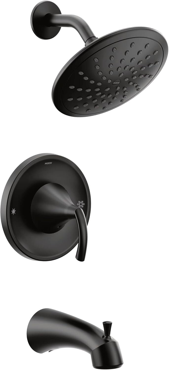 Moen T2843EPBL Glyde Single Function Pressure Balanced Valve Trim - Matte Black