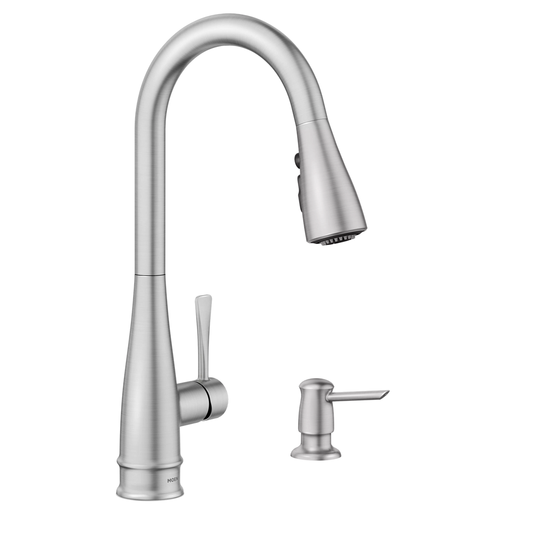 MOEN 87205SRS Birchfield Pull-Down Sprayer Kitchen Faucet Spot Resist Stainless