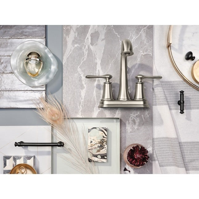 Moen Ellicott 84092 2-Handle Centerset Bathroom Faucet & Drain Assembly - Chrome
