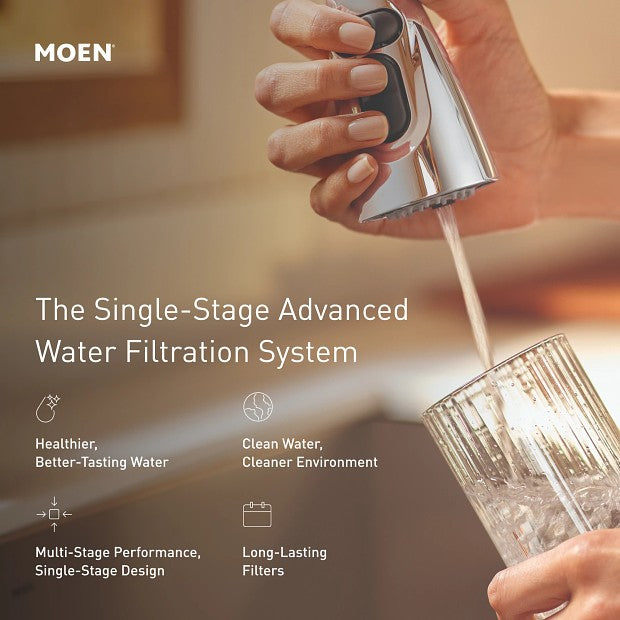 Moen F9800 Single-Stage Under Sink Advanced Water Filtration System