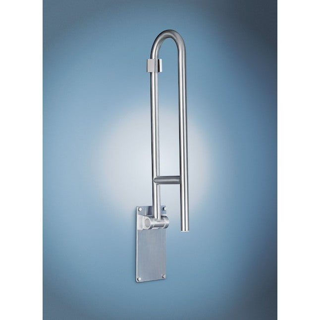 Moen R8960FD Stainless Steel Safety 30" Flip-Up Screw-In Grab Bar