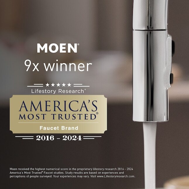 Moen 82604SRN Brushed Nickel Adler 1 Handle Shower Finish Faucet 1 1-Spray Valve