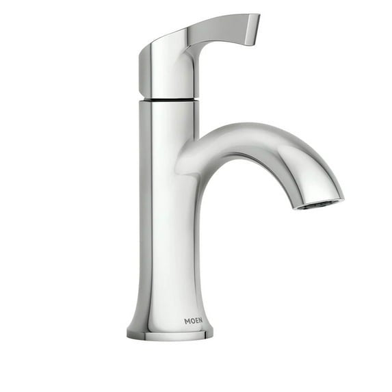 MOEN 84466 Korek Single Handle Single Hole Bathroom Faucet w/Deckplate in Chrome
