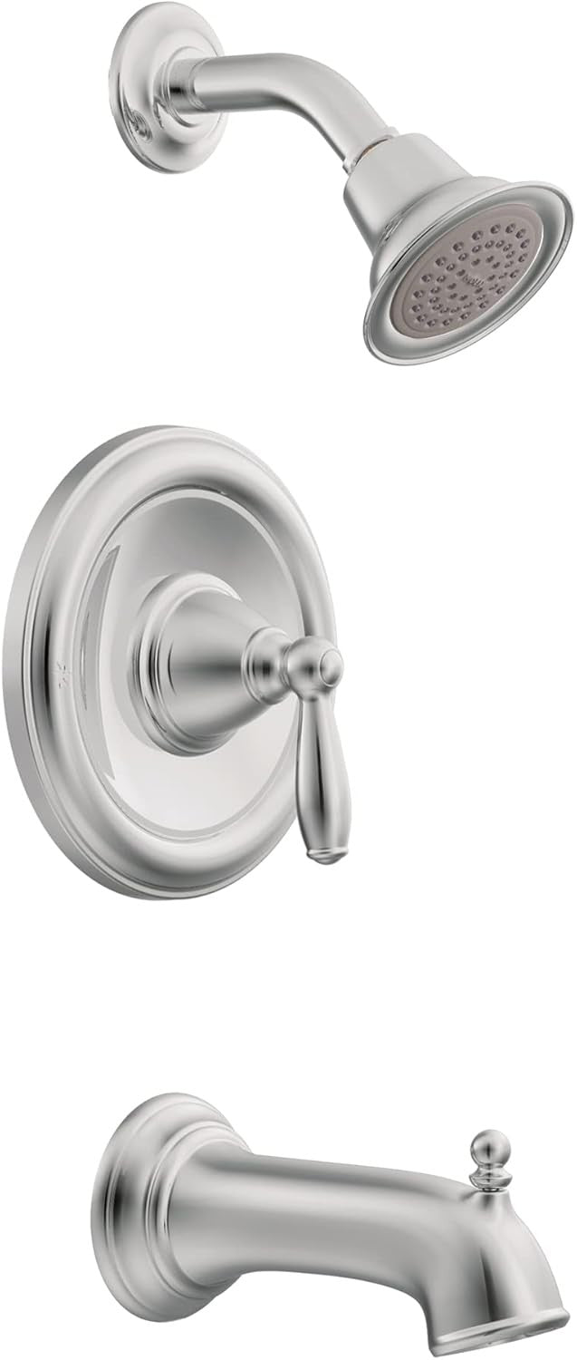 Moen T62153EP Brantford Chrome Posi-Temp Eco-Performance Tub & Shower Trim