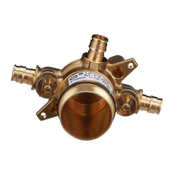 Moen U130CXS M-CORE 3-Port Press. Bal. Rough in Valve 1/2" Cold Expansion PEX