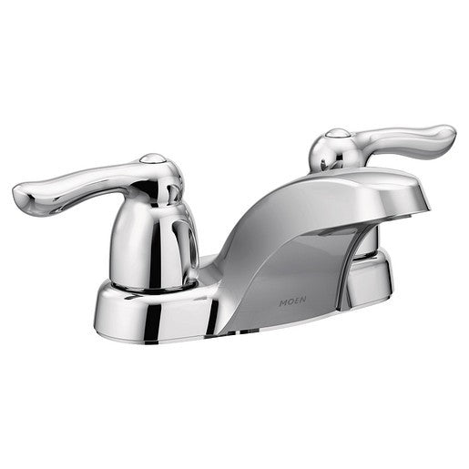 Moen 64922 Chateau Two-Handle Low Arc Centerset Bathroom Faucet - Chrome