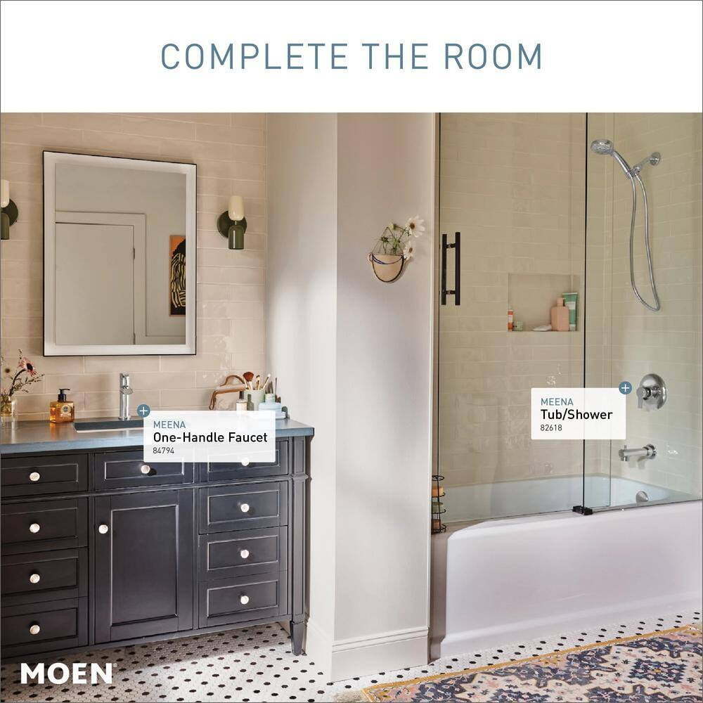 MOEN 84794 Meena Single Hole Single-Handle Bathroom Faucet in Chrome
