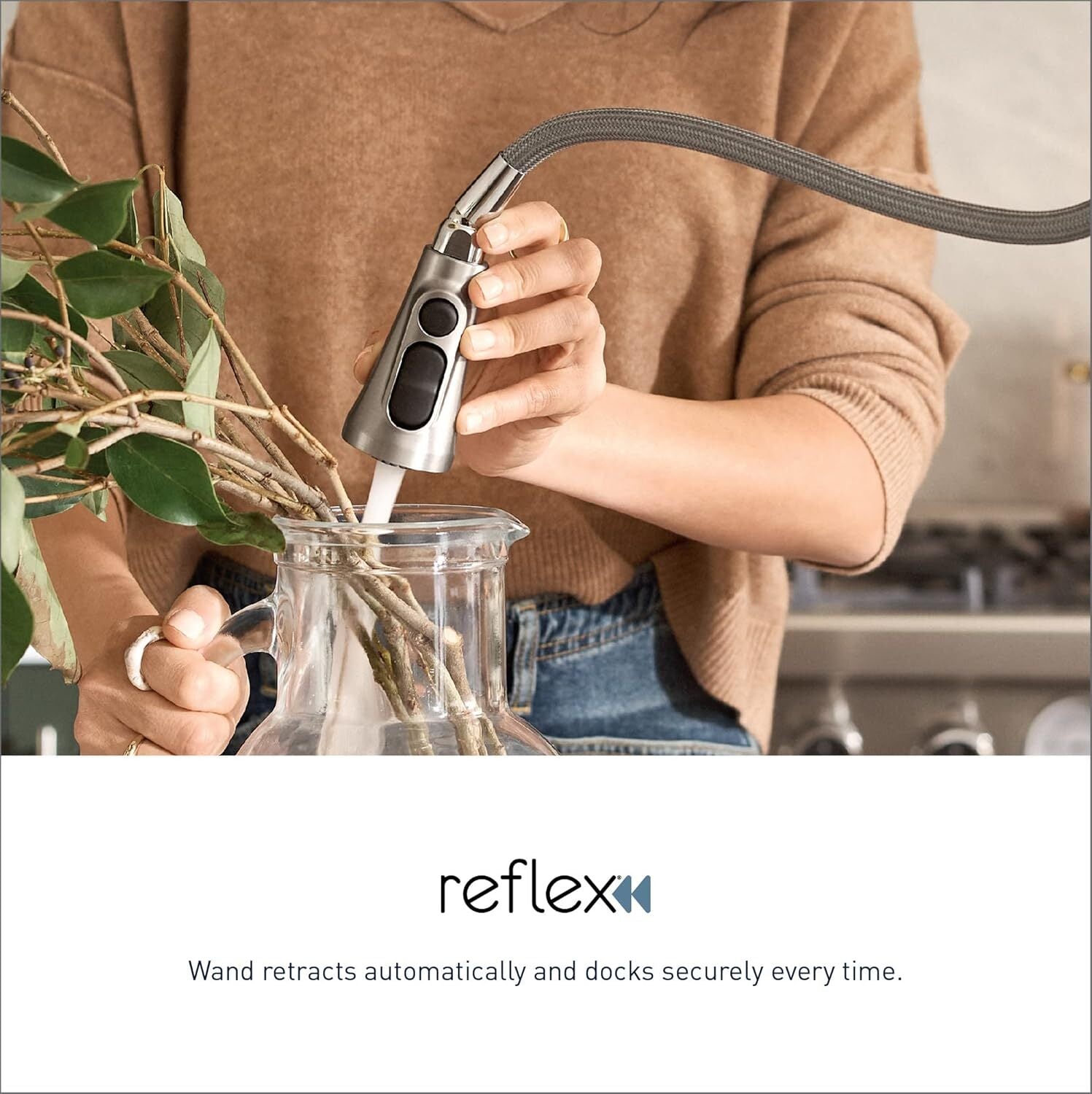 Moen Kleo Spot Resist Stainless One-Handle Pulldown Kitchen Faucet - CA87011SRS