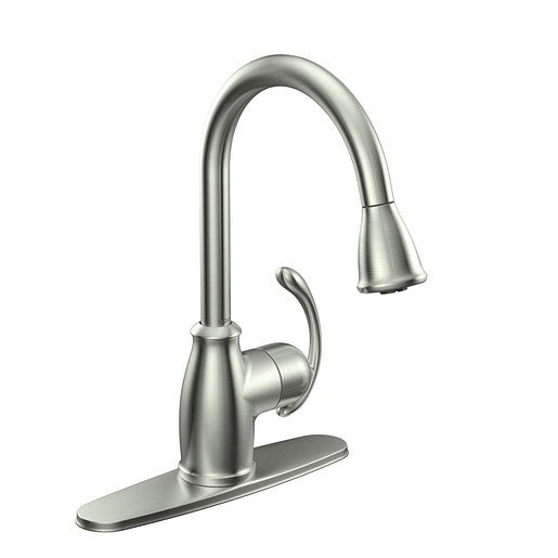 Moen CA87055SRS Terrace 1-Handle High Arc Kitchen Faucet - Spot Resist Stainless