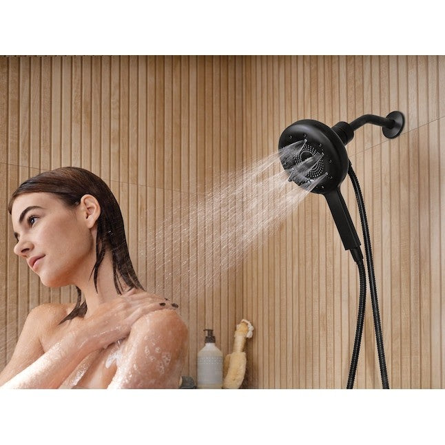 ​Moen N400H0BL Nebia Quattro Handheld Showerhead Magnetix Dock - Matte Black