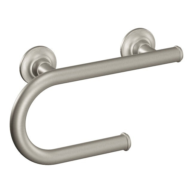 Moen LR2352DBN Bathroom Designer Grab Bar & Toilet Paper Holder - Brushed Nickel