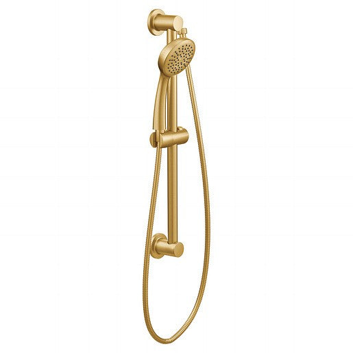 Moen 3868EPBG Eco-Performance Handheld Showerhead W/ Slide Bar - Brushed Gold
