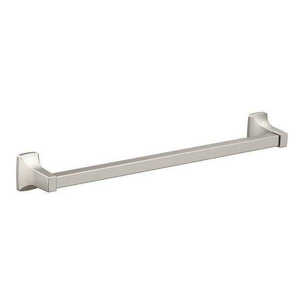 Moen P5118BN Contemporary 18-Inch Bathroom Towel Bar - Brushed Nickel