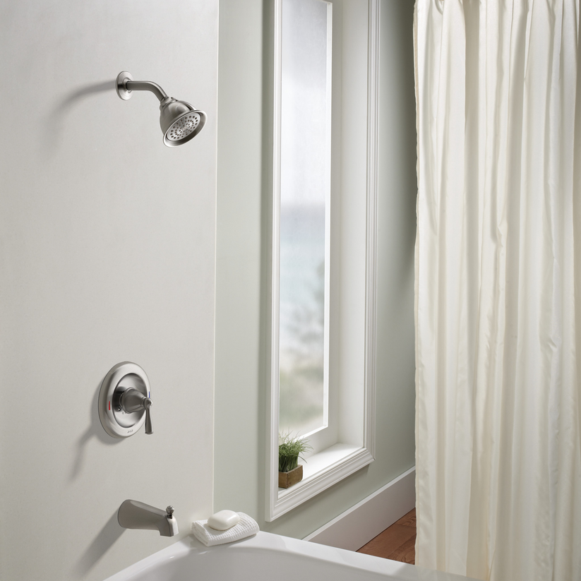 Moen 82910BL Banbury Trim Kit Tub and Shower Faucet 1.75 GPM Matte Black