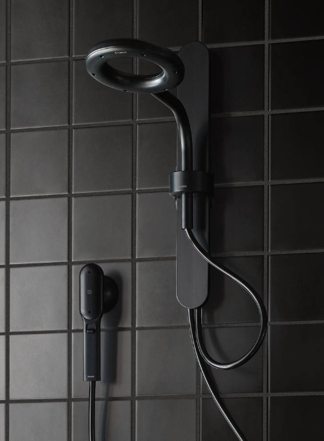Moen N211C0BL Nebia 1-Spray 8" Dual Handshower & RainShower Head - Matte Black