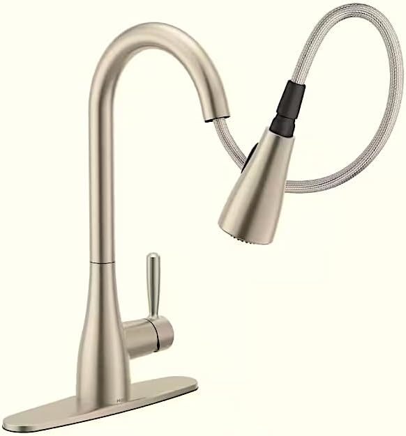 Moen 87260SRS Doherty Pull-Down Kitchen Faucet Spot Resit Stainless Steel