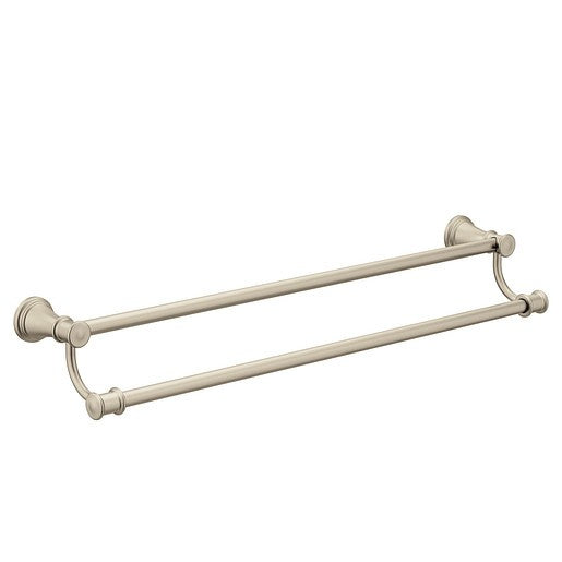 Moen YB6422BN Belfield 24-Inch Bathroom Double Towel Bar - Brushed Nickel
