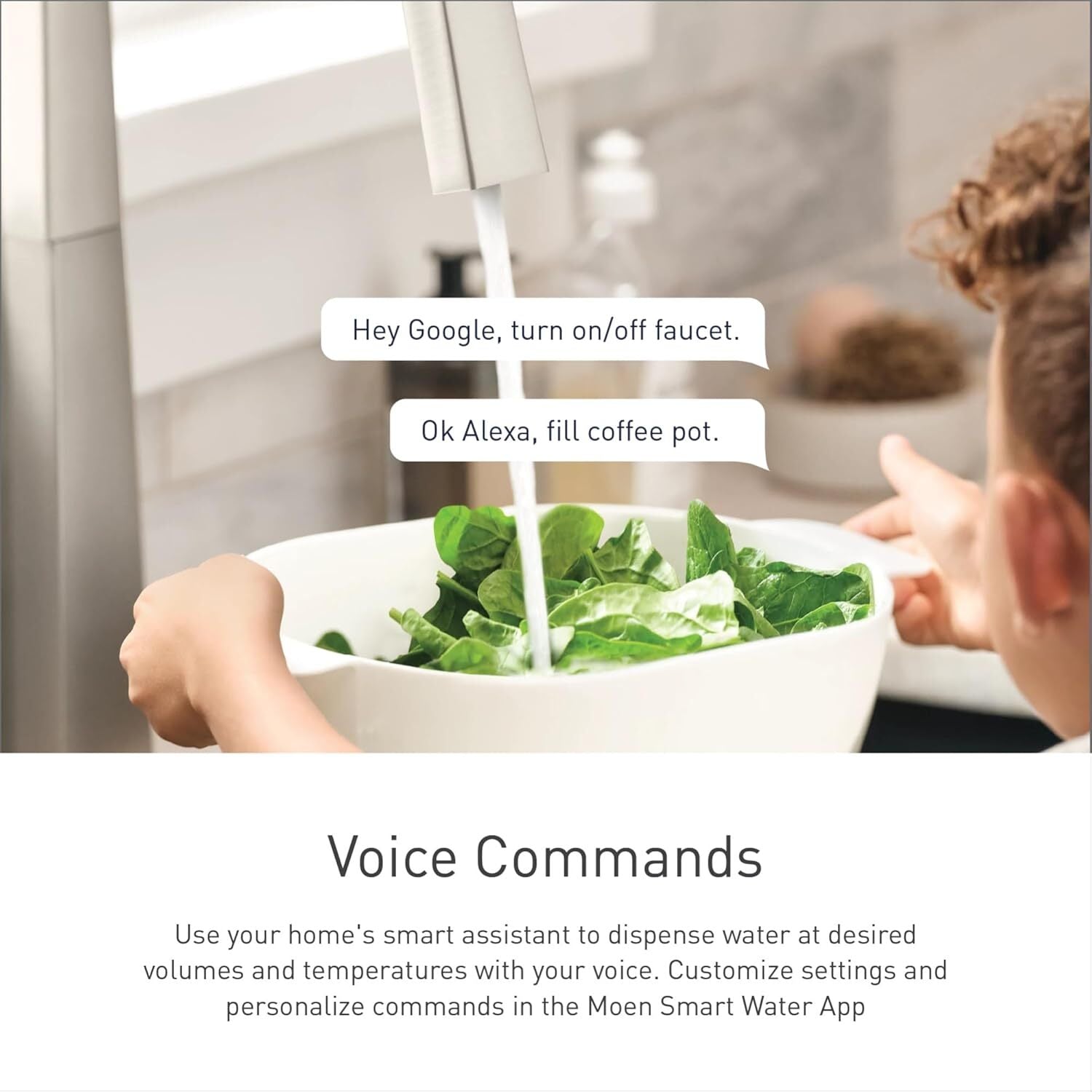 Moen Nio Chrome Smart Faucet Touchless PullDown Sprayer Kitchen S75005EV2C Alexa