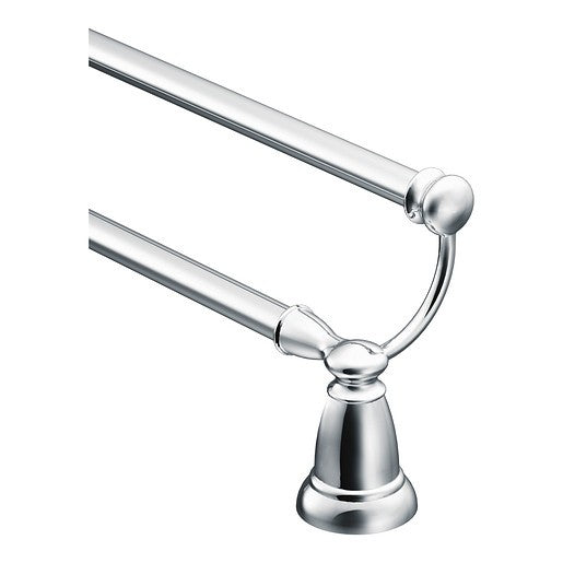 MOEN Y2622CH Banbury 24" Double Towel Bar Modern Bathroom - Chrome