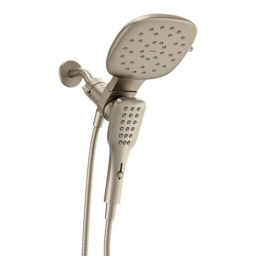 Moen 220C5BN Verso Infiniti Dial Square Rain Shower Head - Brushed Nickel