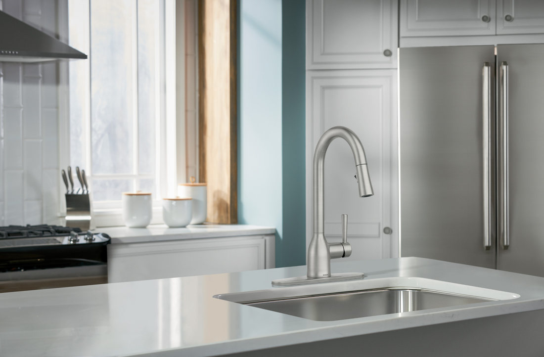 Moen 87233 Adler 1.5 GPM Pull Down Kitchen Faucet Polished Chrome