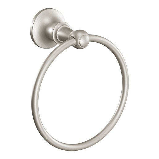 Moen DN4486BN Vale Towel Ring - Brushed Nickel