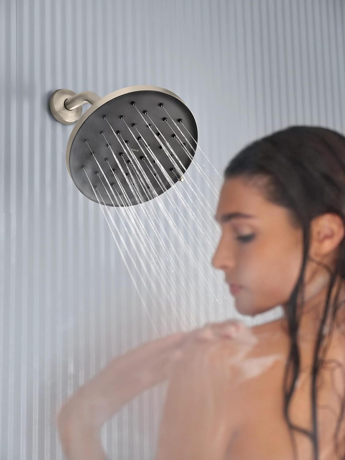 Moen 220R3BN Verso 9" Diameter Eco-Performance Rainshower Head Brushed Nickel