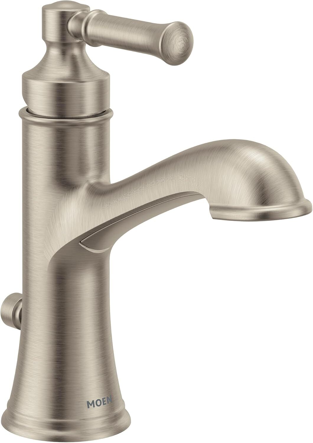 Moen 6803BN Dartmoor 1-Handle Bathroom Faucet w/ DRAIN - Brushed Nickel