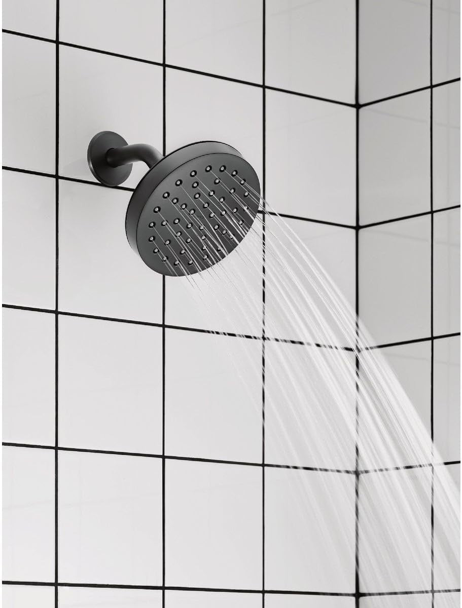 Moen Rinza 82628BL Bathroom Shower & Tub Faucet Kit Set - Matte Black