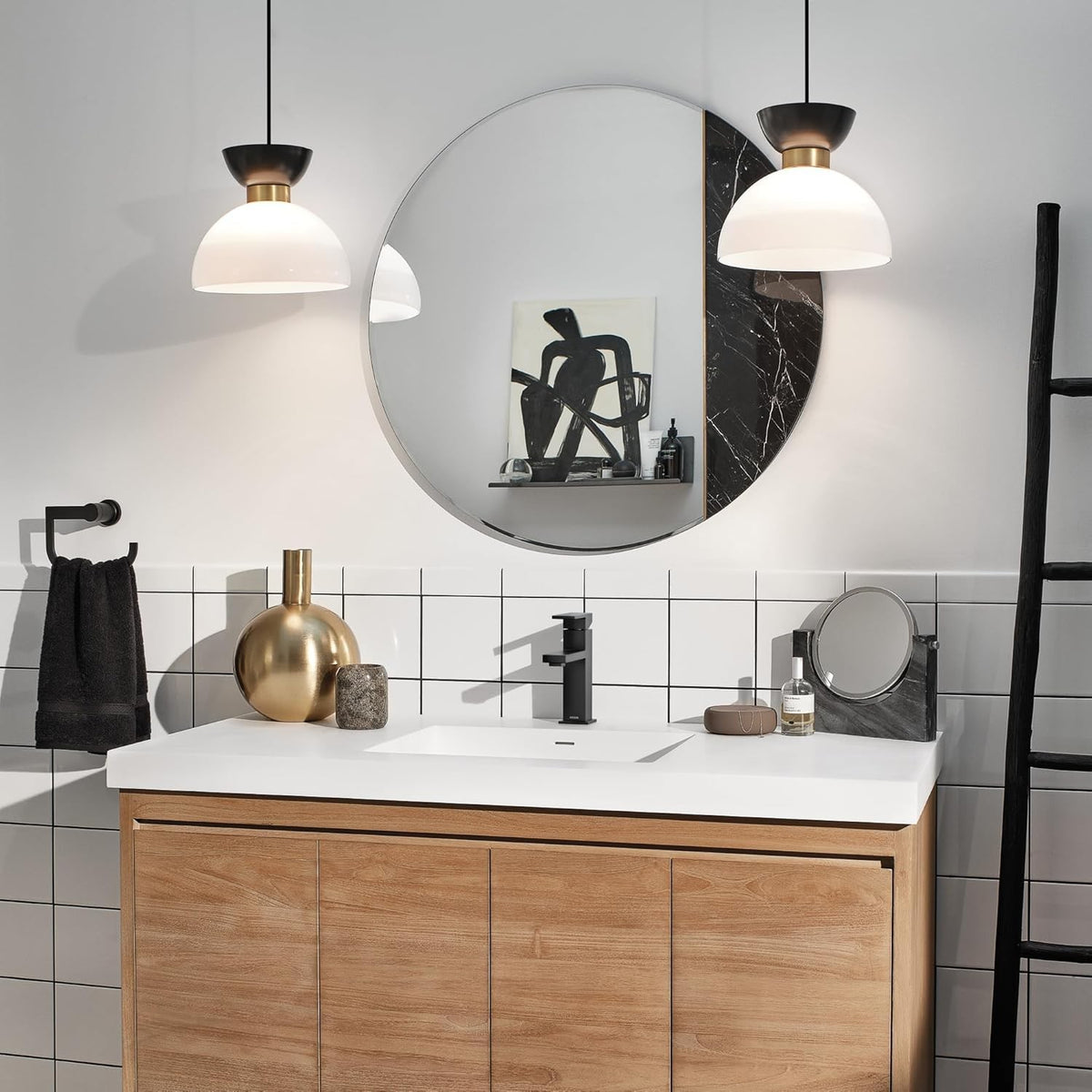 MOEN 84771BL Revyl Single Hole Single Handle Bathroom Faucet - Matte Black